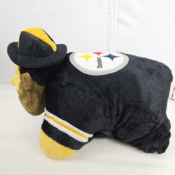 Pittsburgh Steelers Steely McBeam Authentic Pillow Pet NFL Football Plush - Picture 9 of 16